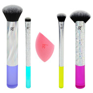 Real Techniques by Samantha Chapman, Limited Edition, Neon Lights, Full Face Complexion Set, 5 Pieces