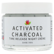 Reviva Labs, Activated Charcoal, Time Release Night Creme, 2 oz (55 g) (Discontinued Item)
