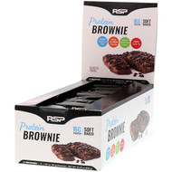 RSP Nutrition, Protein Brownie, Classic Fudge, 12 Brownies, 1.87 oz (53 g) Each
