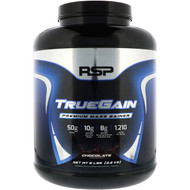 RSP Nutrition, TrueGain Premium Mass Gainer, Chocolate, 6 lbs (2.6