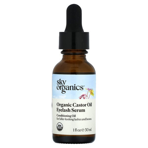 <img alt="Sky Organics, Organic Castor Oil Eyelash Serum, 1 fl oz (30 ml)" title="Sky Organics, Organic Castor Oil Eyelash Serum, 1 fl oz (30 ml),856045007203"