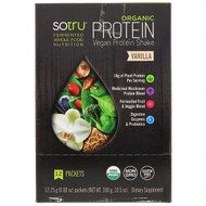 SoTru, Organic, Vegan Protein Shake, Vanilla, 12 Packets, 0.88 oz (25 g) Each