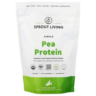 <img alt="Sprout Living, Simple Pea Protein, 1 lb (454 g)" title="Sprout Living, Simple Pea Protein, 1 lb (454 g),852457007565"