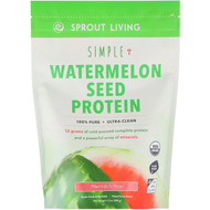 Sprout Living, Simple, Watermelon Seed Protein, 10 oz (288 g)