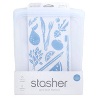 <img alt="Stasher, Reusable Silicone Food Bag, Half Gallon, Clear, 64 fl oz (1.89 l)" title="Stasher, Reusable Silicone Food Bag, Half Gallon, Clear, 64 fl oz (1.89 l),816990013377"