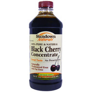 Sundown Naturals, Black Cherry Concentrate, 16 fl oz (473 ml)