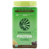 Sunwarrior Protein Classic Chocolate -- 30 Servings