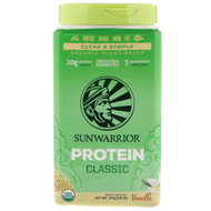 Sunwarrior Protein Classic Vanilla -- 30 Servings