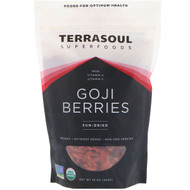 Terrasoul Superfoods, Goji Berries, Sun-Dried, 16 oz (454 g)