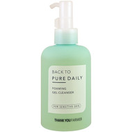 Thank You Farmer, Back to Pure Daily, Foaming Gel Cleaner, For Sensitive Skin, 7.03 fl oz (200 ml)