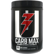 Universal Nutrition, Carb Max, Replenish Glycogen & Electrolytes, Unflavored, 1.39 lb (632 g)