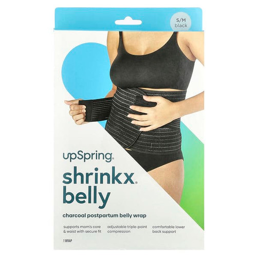 <img alt="UpSpring, Shrinkx Belly, Charcoal Postpartum Belly Wrap, Size S-M, Black, 1 Count" title="UpSpring, Shrinkx Belly, Charcoal Postpartum Belly Wrap, Size S-M, Black, 1 Count,859188006096"