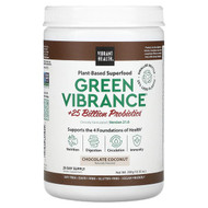 <img alt="Vibrant Health, Green Vibrance +25 Billion Probiotics, Version 21.0, Chocolate Coconut, 12.35 oz (350 g)" title="Vibrant Health, Green Vibrance +25 Billion Probiotics, Version 21.0, Chocolate Coconut, 12.35 oz (350 g),074306801944"