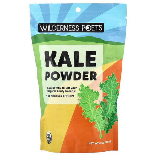 <img alt="Wilderness Poets, Kale Powder, 8 oz (226 g)" title="Wilderness Poets, Kale Powder, 8 oz (226 g),855434006247"