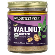 <img alt="Wilderness Poets, Raw Walnut Butter with Cashews, 8 oz (227 g)" title="Wilderness Poets, Raw Walnut Butter with Cashews, 8 oz (227 g),855434006278"