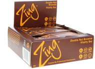 Zing Bars, Vitality Bar, Double Nut Brownie, 12 Bars, 1.76 oz (50 g) Each