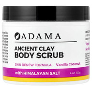 <img alt="Zion Health, Adama, Ancient Clay Body Scrub, Vanilla Coconut, 4 oz (113 g)" title="Zion Health, Adama, Ancient Clay Body Scrub, Vanilla Coconut, 4 oz (113 g),093141102726"