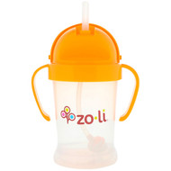 Zoli, Bot, Straw Sippy Cup, Orange, 6 oz
