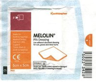 3 PACK OF Melolin Dressing 5X5Cm Single