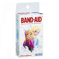 3 PACK OF Johnson's Band-Aid Character Strips Frozen 15 Pack