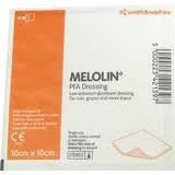 3 PACK OF Melolin Dressing 10X10Cm Single