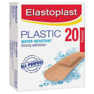 3 PACK OF Elastoplast Plastic Water-Resistant Plasters 20 Pieces