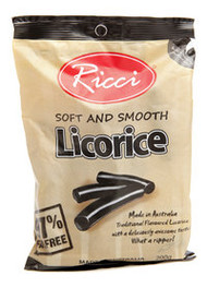 3 PACK OF Ricci Licorice Black 200G