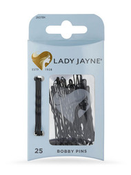 3 PACK OF Lady Jayne Black Bobby Pins 25 Pack