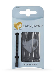 3 PACK OF Lady Jayne Large Black Bobby Pins 25 Pack