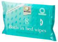 3 PACK OF Reynard Bath in Bed Wipes 8 Pack