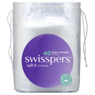 3 PACK OF Swisspers Large Cosmetic Ovals 40 Pack