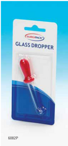 3 PACK OF Surgipack Eye Dropper Glass