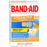 3 PACK OF Johnson's Band-Aid Plastic Shape Strips 50 Pack