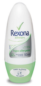 3 PACK OF Rexona Women Hypoallergenic Antiperspirant Roll On 50ml