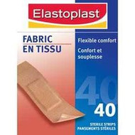 3 PACK OF Elastoplast Fabric Strips 40 (45778)