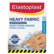 3 PACK OF Elastoplast Heavy Fabric Waterproof Plasters Assorted 15 Pack