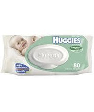 3 PACK OF Huggies Baby Wipes Unscented Refill 80