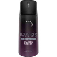 3 PACK OF Lynx Deodorant Spray Black Night 100g