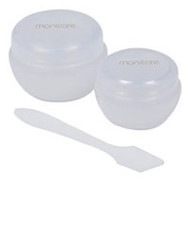 3 PACK OF Manicare Cosmetic Jars With Spatula 2Pack