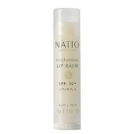 3 PACK OF Natio Lip Balm Spf 30+ 4g