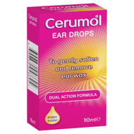 3 PACK OF Cerumol Ear Drops 10ml