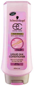 3 PACK OF Schwarzkopf Extra Care Liquid Silk Conditioner 400Ml