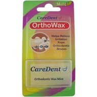 3 PACK OF Caredent Orthodontic Wax Mint