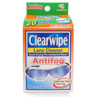 3 PACK OF Clear Wipe Lens Cleaner Anti-fog 20 Pack