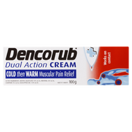 3 PACK OF Dencorub Cream Dual Action 100G
