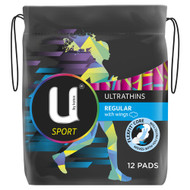 3 PACK OF Kotex U Sport Regular Wing Ultrathins 12 Pack