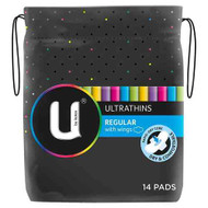 3 PACK OF Kotex U Ultra Thin Regular Wing 14 Pack