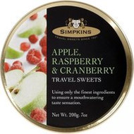 3 PACK OF Simpkins Travel Drops Apple Raspberry & Cranberry 200G