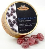 3 PACK OF Simpkins Travel Drops Blackcurrant 200G