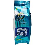 3 PACK OF Gillette Sensitive Disposable Razor Blue 2 Plus 5 Pack Pivot